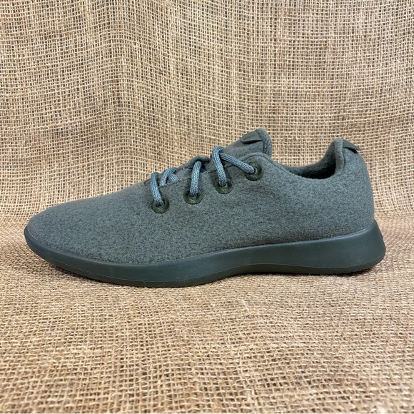 Allbirds Sneakers Wool Running Shoes Green Men's Size 12 - Picture 3 of 11